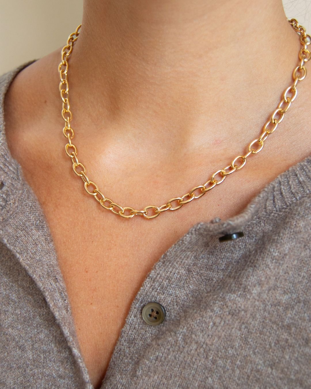 Chunky Oval Link Chain — Harmony Jewelry & Co